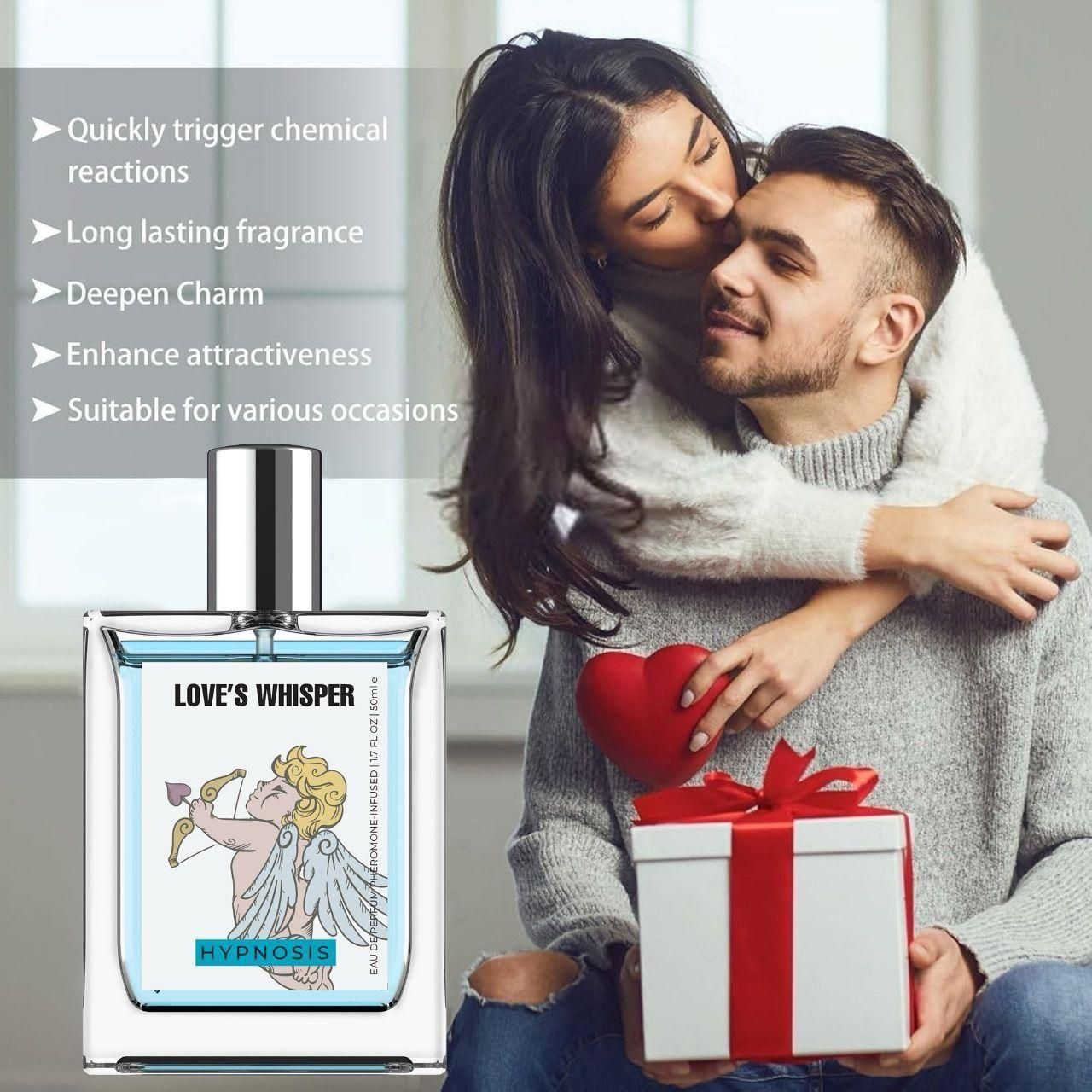 Love's Whisper Perfume 50ML - Long-Lasting Fragrance (Pack of 2)