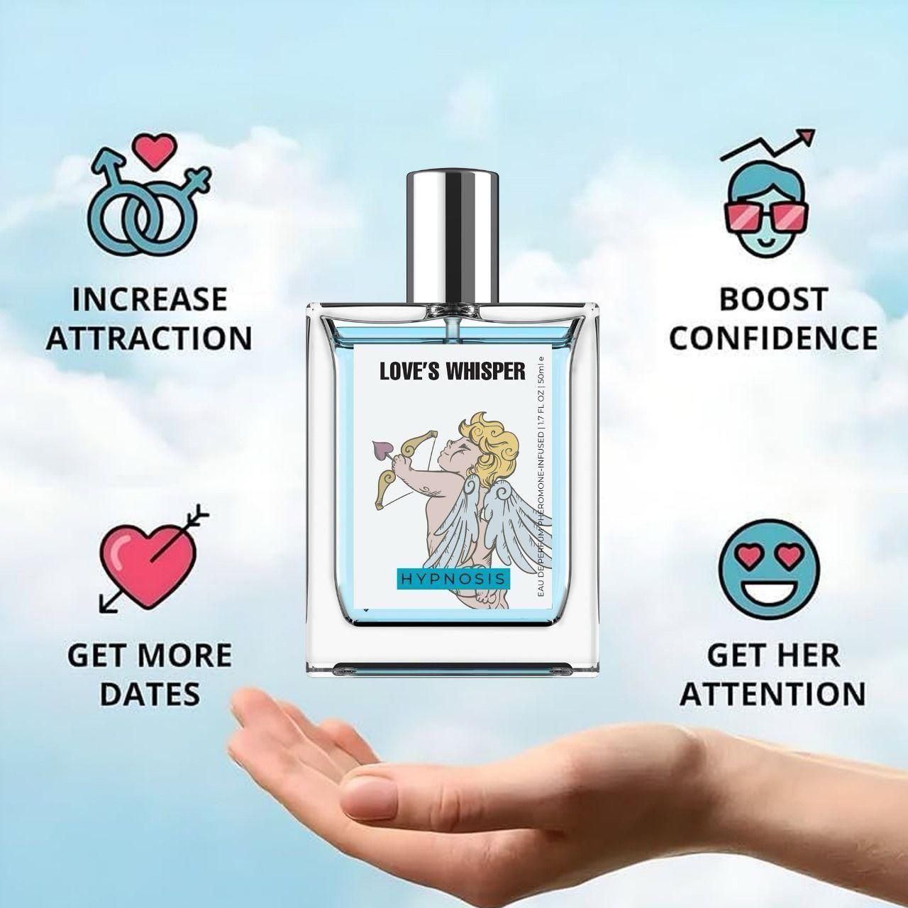 Love's Whisper Perfume 50ML - Long-Lasting Fragrance (Pack of 2)