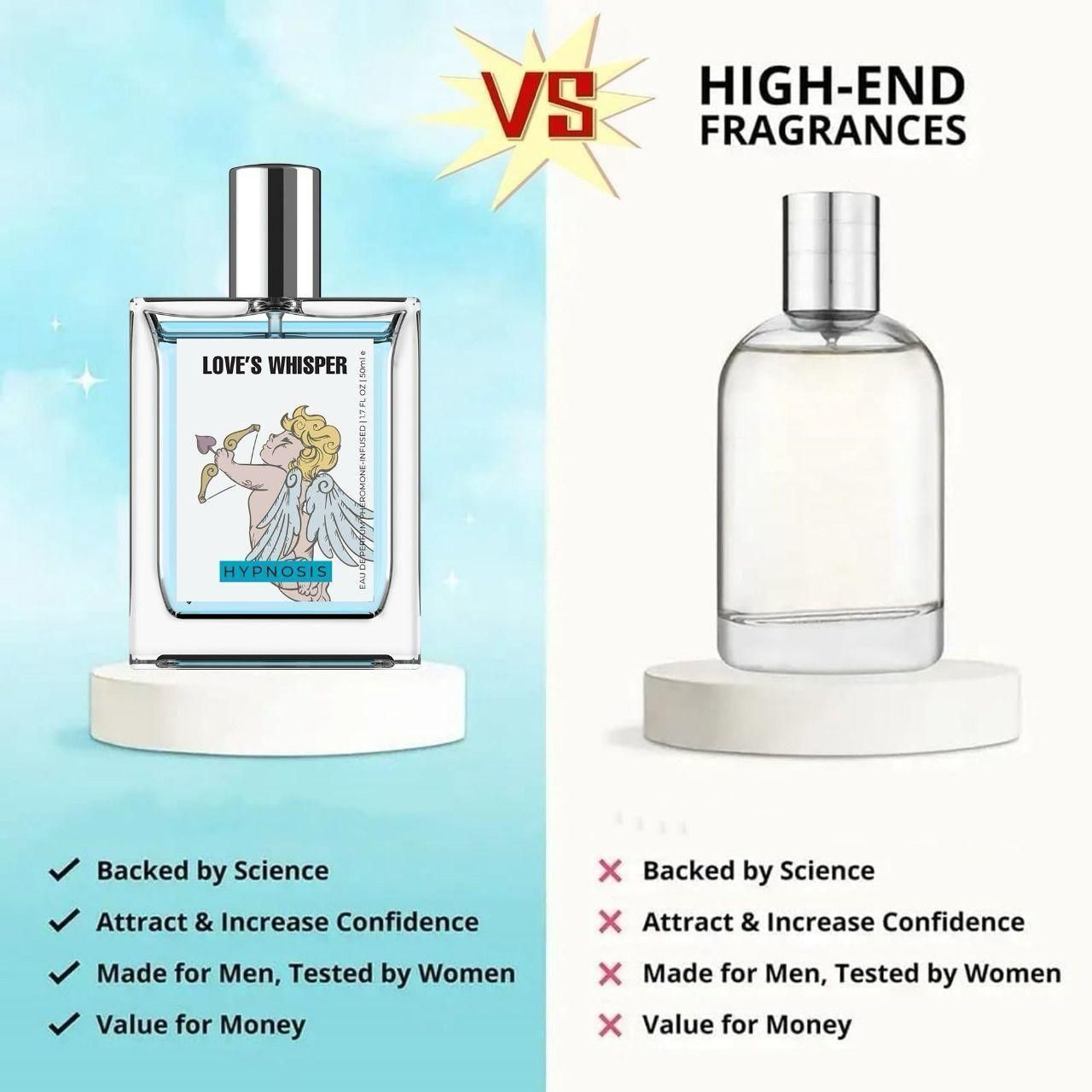 Love's Whisper Perfume 50ML - Long-Lasting Fragrance (Pack of 2)